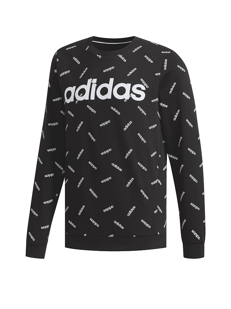 ADIDAS Herren Sweater Graphic schwarz | L Schwarz Kinder Graphics Regulär | adidas AT